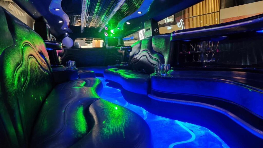 hummer limo interior