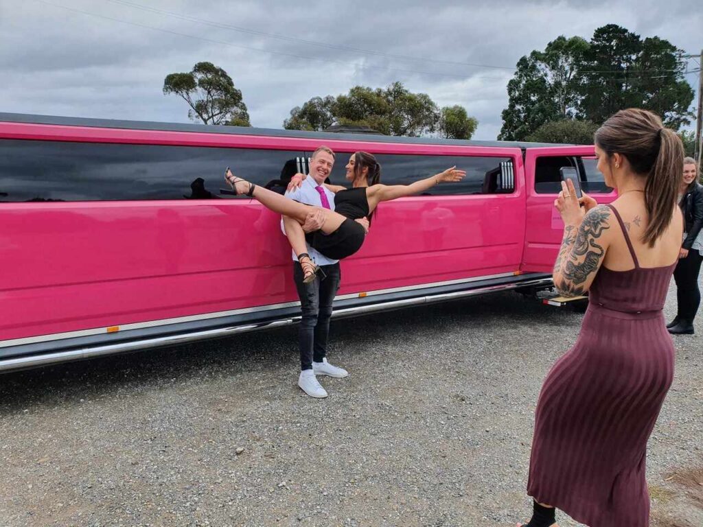 hummer limousine pink